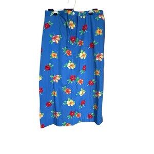 Susan‎ Bristol Skirt Tropical Floral XL CottageCore Coastal Grandma Fairy